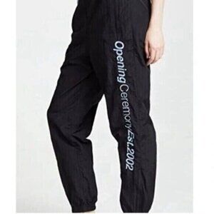 S1 Opening ceremony eat 2002 blue nylon logo track pants Size medium
